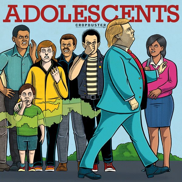 ADOLESCENTS CROPDUSTER (LTD.GOLD VINYL) VINYL LP - punk to funk heaven