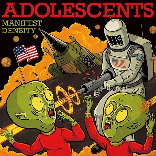 ADOLESCENTS MANIFEST DENSITY (LTD.GOLD VINYL) VINYL LP - punk to funk heaven