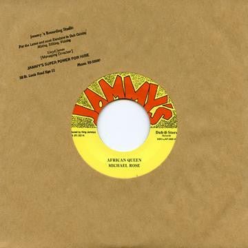 African Queen/African Queen Dub Artist Michael Rose Vinyl / 7" Single Dub Store Records DSRLJN702 - punk to funk heaven