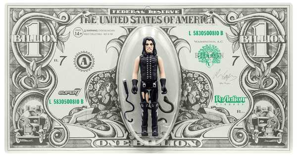 Alice Cooper Reaction Figure - Billion Dollar Babies super 7 - punk to funk heaven