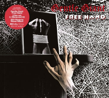 FREE HAND (CD + BLURAY 5.1 & 2.0 STEVEN WILSON MIX) by GENTLE GIANT Compact Disc Double  ALUGG063