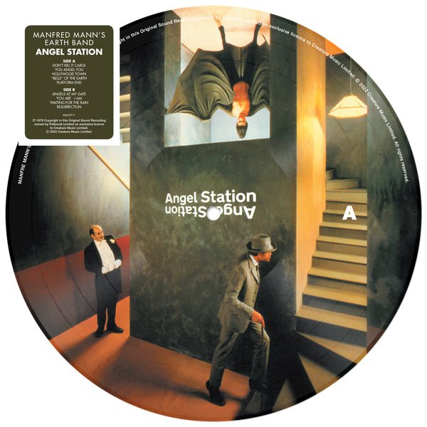 ANGEL STATION (PICTURE DISC) by MANFRED MANN'S EARTH BAND Vinyl 12" Picture Disc MMLPP11 - punk to funk heaven