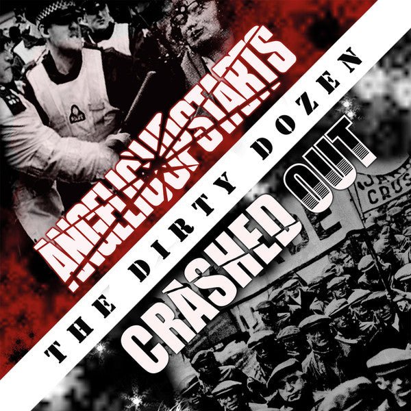ANGELIC UPSTARTS/CRASHED OUT THE DIRTY DOZEN VINYL LP - punk to funk heaven