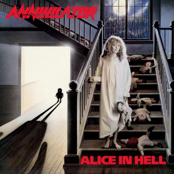 ANNIHILATOR ALICE IN HELL (RED COLOURED) VINYL LP - punk to funk heaven