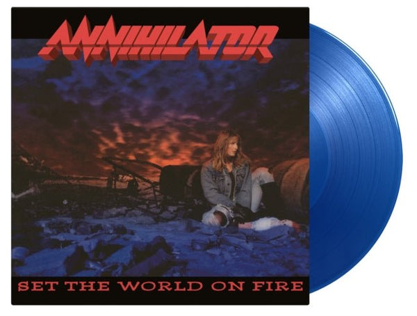 ANNIHILATOR SET THE WORLD ON FIRE (COLOURED) VINYL LP - punk to funk heaven