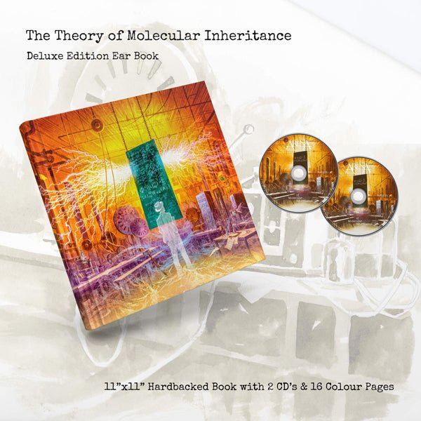 ARENA THE THEORY OF MOLECULAR INHERITANCE HARDCOVER BOOK EDITION + BONUS CD - punk to funk heaven