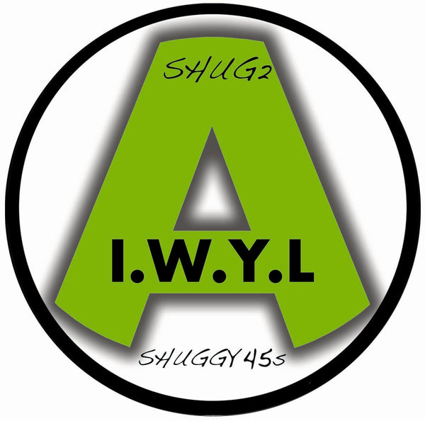 ARTIST - SHUGGY TITLE - SHUGGY EDITS VOL 2 A SIDE - I.W.Y.L. B SIDE - B.P.C. LABEL - SHUGGY 45s CAT NO - SHUG2 FORMAT - LIMITED 7" BLACK VINYL - punk to funk heaven