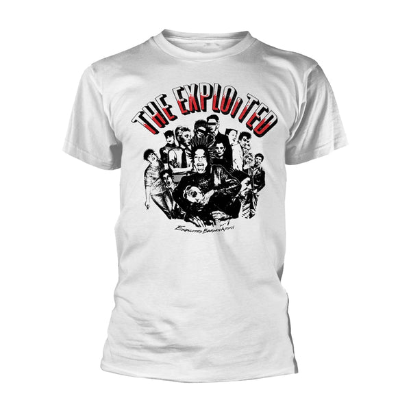 BARMY ARMY (WHITE) by EXPLOITED, THE T-Shirt PRE ORDER - punk to funk heaven