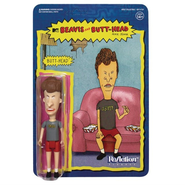 Beavis And Butt - Head Reaction Figure - Butt - Head super 7 - punk to funk heaven