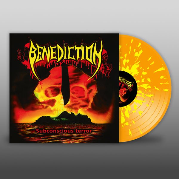 BENEDICTION SUBCONSCIOUS TERROR (ORANGE/YELLOW SPLATTER VINYL) VINYL LP - punk to funk heaven