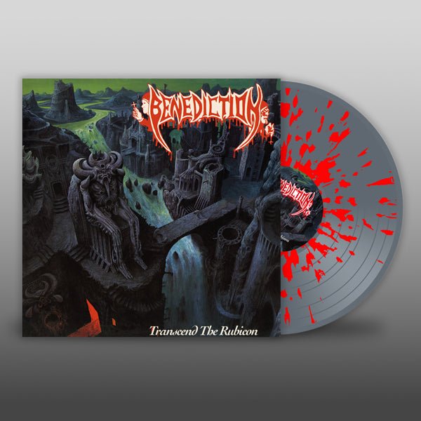 BENEDICTION TRANSCEND THE RUBICON (GREY/RED SPLATTER VINYL) VINYL LP - punk to funk heaven