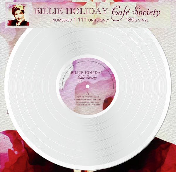 BILLIE HOLIDAY CAFE SOCIETY (WHITE VINYL) VINYL LP - punk to funk heaven