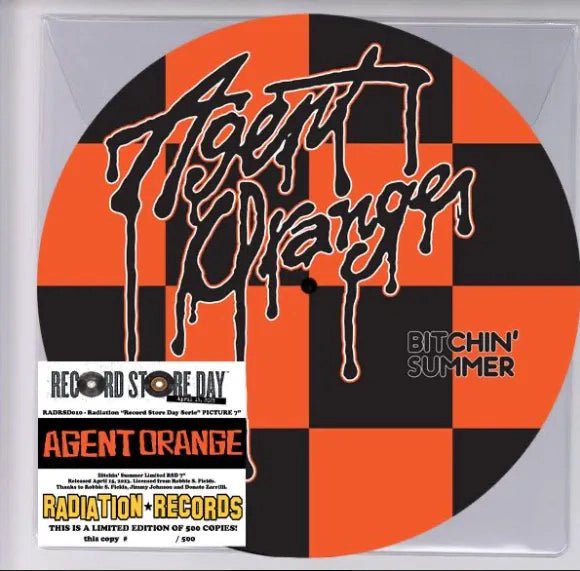 Bitchin' Summer (Picture Disc) Artist AGENT ORANGE Format:7" Vinyl Label:RADIATION REISSUES - punk to funk heaven