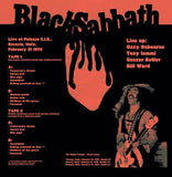 Black Sabbath – The Italian Trilogy: Live in Brescia, Feb. 21, 1973 DOUBLE VINYL LP BSLV01 - punk to funk heaven