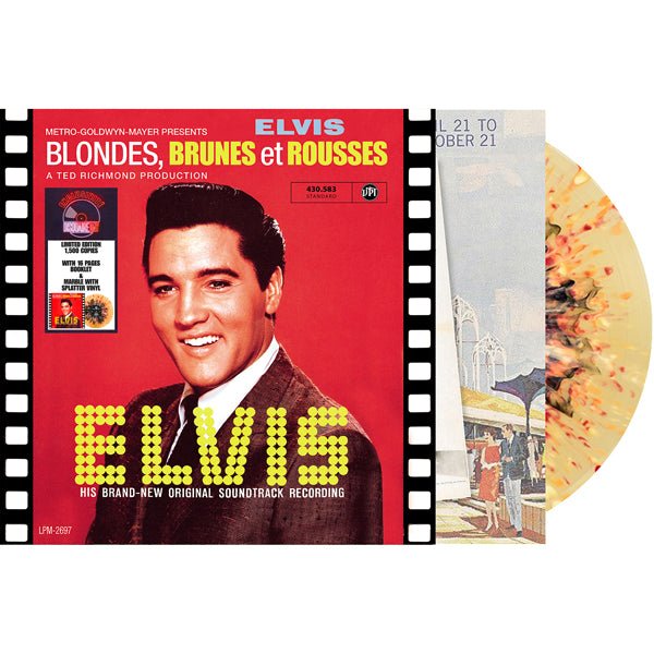 BLONDES, BRUNES & ROUSSES (IT HAPPENED AT THE WORLD'S FAIR) (MARBLE SPLATTER VINYL) (RSD 2022) by ELVIS PRESLEY Vinyl LP - punk to funk heaven