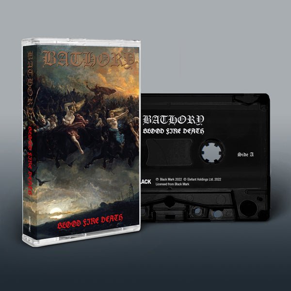 BLOOD FIRE DEATH by BATHORY Music Cassette BOBV979MC - punk to funk heaven