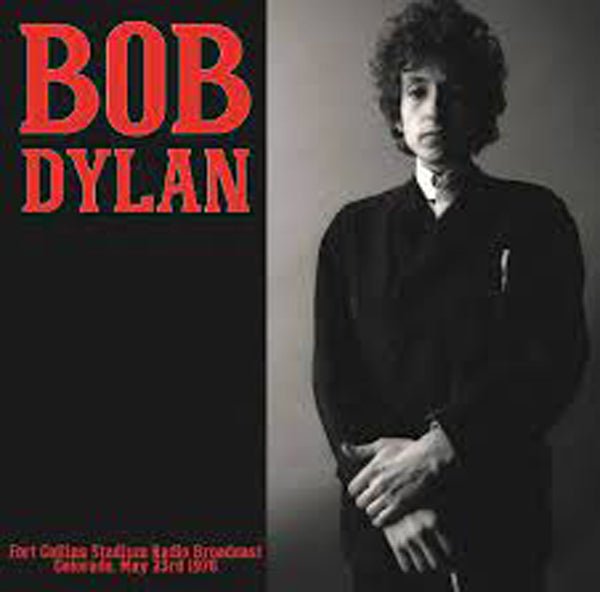 BOB DYLAN FORT COLLINS STADIUM RADIO BROADCAST, COLORADO, MAY 23RD 1976 (COLOR VINYL) VINYL LP - punk to funk heaven