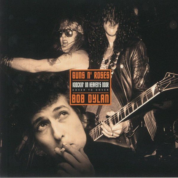 BOB DYLAN / GUNS N' ROSES Knockin' On Heaven's Door (Orange Vinyl) 7" - punk to funk heaven