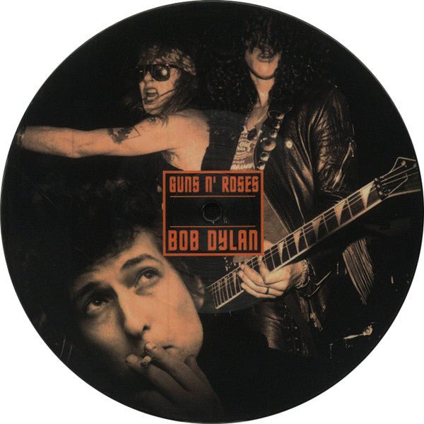 BOB DYLAN / GUNS N' ROSES Knockin' On Heaven's Door picture disc 7" - punk to funk heaven