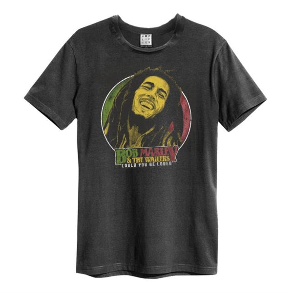 Bob Marley Will You Be Loved Amplified Vintage Charcoal Large T Shirt - punk to funk heaven