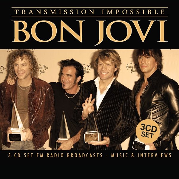 BON JOVI TRANSMISSION IMPOSSIBLE (3CD) COMPACT DISC - 3 CD BOX SET - punk to funk heaven