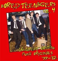 BORED TEENAGERS VOL. 4 by VARIOUS ARTISTS Compact Disc RUBBISHCD005 - punk to funk heaven