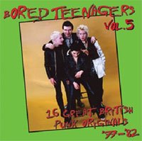 BORED TEENAGERS VOL. 5 by VARIOUS ARTISTS Compact Disc RUBBISHCD010 - punk to funk heaven