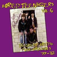 BORED TEENAGERS VOL. 6 by VARIOUS ARTISTS Compact Disc Double RUBBISHCD011 - punk to funk heaven