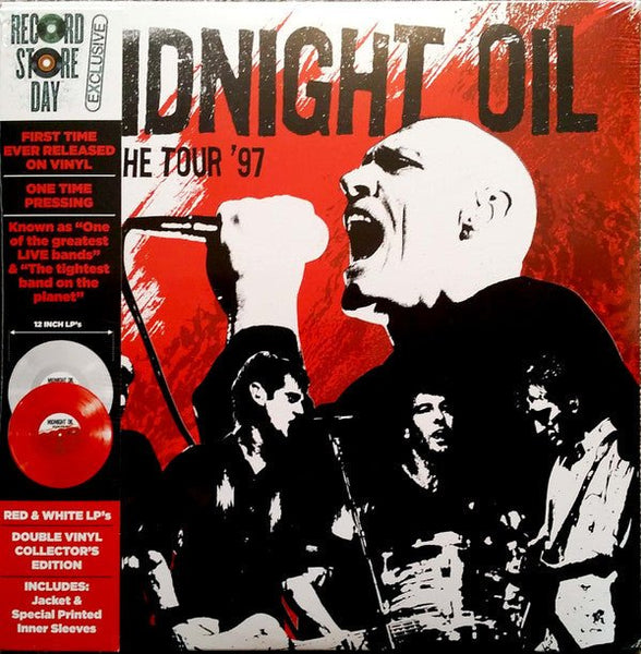 BREATHE TOUR '97 (RED/WHITE VINYL) by MIDNIGHT OIL Vinyl Double Album - punk to funk heaven