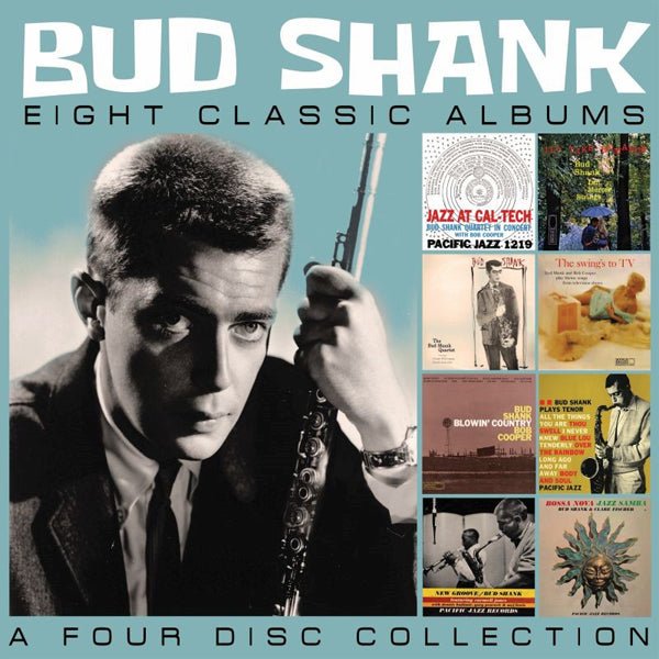 BUD SHANK EIGHT CLASSIC ALBUMS COMPACT DISC - 4 CD BOX SET - punk to funk heaven