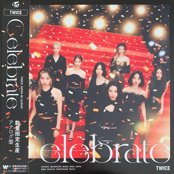Celebrate Artist TWICE Format:LP Label:WARNER MUSIC JAPAN import - punk to funk heaven