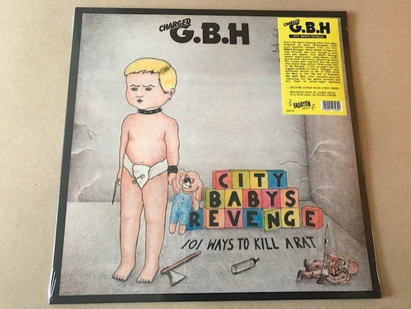 Charged G.B.H ‎ City Baby's Revenge Radiation Reissues ‎RRS136 Vinyl LP - punk to funk heaven