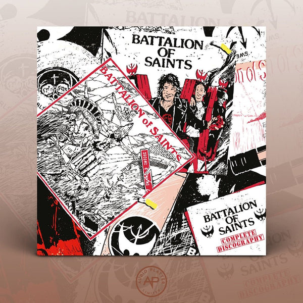 COMPLETE DISCOGRAPHY by BATTALION OF SAINTS Compact Disc - 3 CD Box Set PLATE018CD - punk to funk heaven