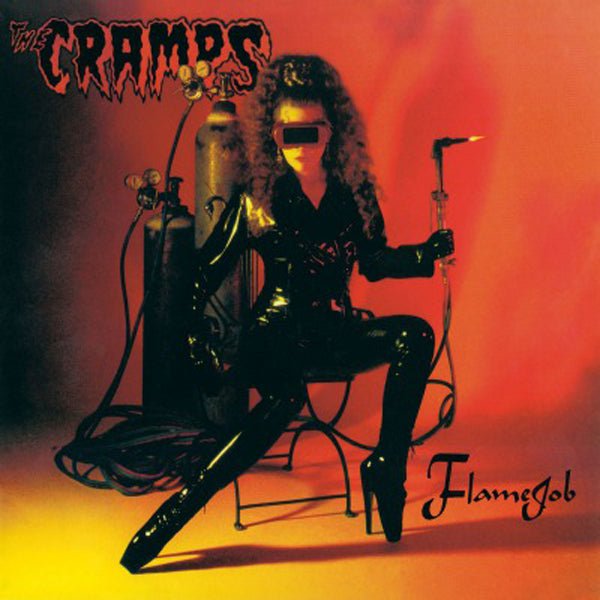 CRAMPS FLAMEJOB (BLUE COLOURED) VINYL LP - punk to funk heaven