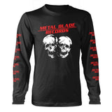 CRUSHED SKULLS by METAL BLADE RECORDS Long Sleeve Shirt - punk to funk heaven