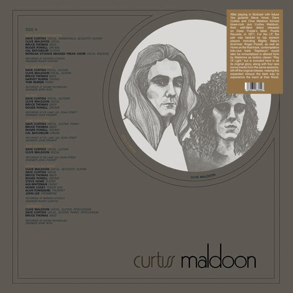 Curtiss Maldoon 4 Bonus Tracks Artist CURTISS MALDOON Format:LP Label:TRADING PLACES - punk to funk heaven