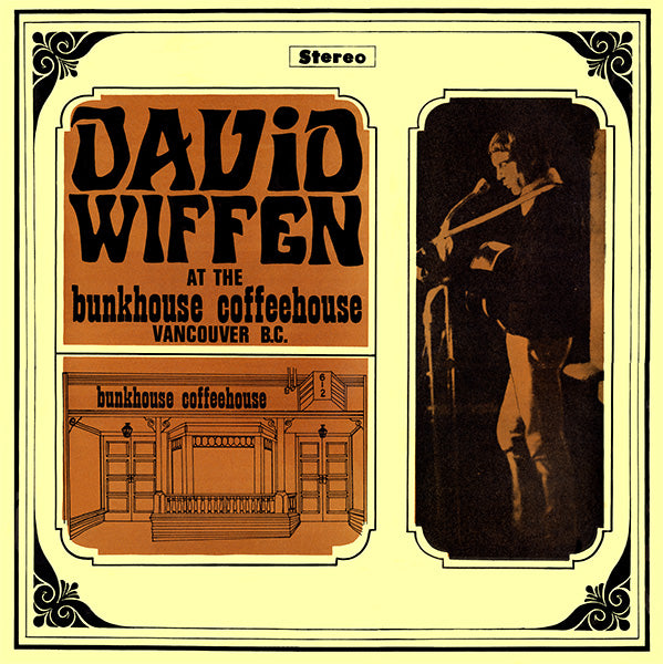 MAPA0019LP  DAVID WIFFEN  AT THE BUNKHOUSE COFFEEHOUSE vinyl lp