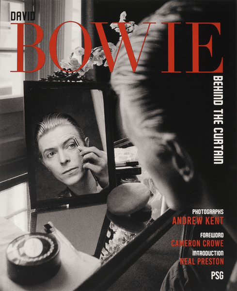 David Bowie Behind The Curtain Hardcover Book - punk to funk heaven