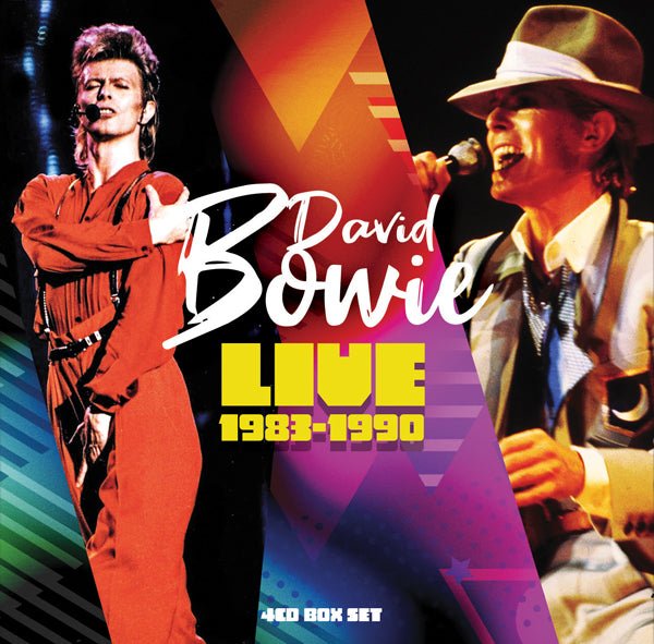 DAVID BOWIE LIVE 1983 - 1990 (4CD COMPACT DISC - 4 CD BOX SET - punk to funk heaven