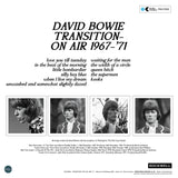 DAVID BOWIE TRANSITION ON AIR 1967 - ’71 180g WHITE Vinyl Label: ROCKWELL Cat No RWLP069 - WHITE - punk to funk heaven