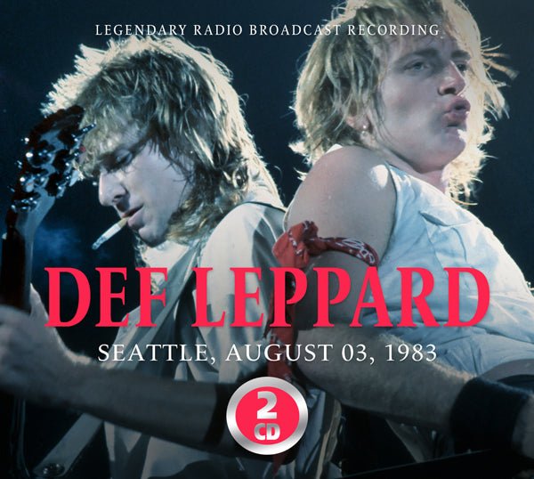 DEF LEPPARD SEATTLE, AUGUST 03, 1983 (2CD) COMPACT DISC DOUBLE - punk to funk heaven