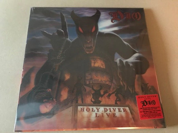 Dio ‎– Holy Diver Live 3 x vinyl lp Lenticular 3D sleeve BMG ‎– BMGCAT538629620 - punk to funk heaven