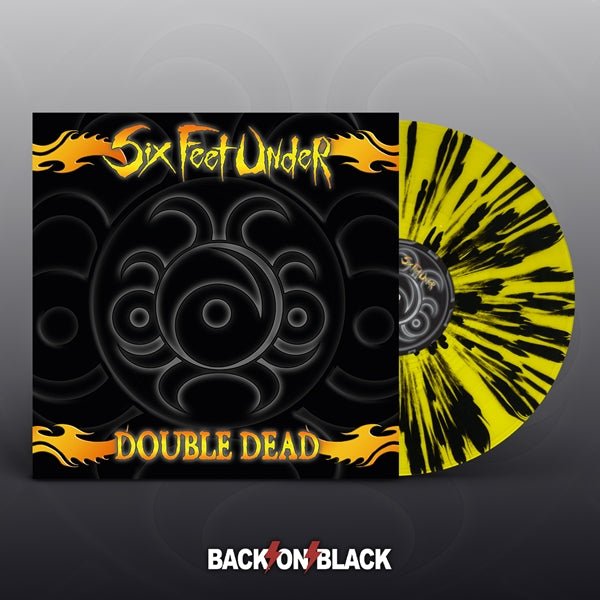 DOUBLE DEAD REDUX (YELLOW / BLACK SPLATTER VINYL) by SIX FEET UNDER Vinyl Double Album BOBV895LPLTD - punk to funk heaven