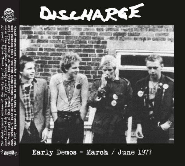 Early Demos - March / June 1977 Artist DISCHARGE Format:CD Label:RADIATION REISSUES Catalogue No:RADCD008 - punk to funk heaven