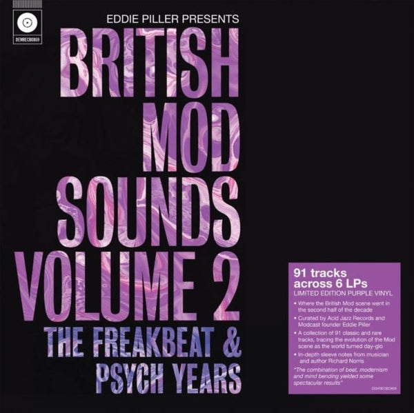 Eddie Piller Presents British Mod Sounds Artist Various Artists Format: 6 x Vinyl / 12" Album Coloured Vinyl Box Set Label:Demon Records - punk to funk heaven