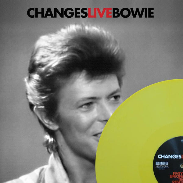 DAVID BOWIE CHANGESLIVEBOWIE on 180g YELLOW VINYL LP LTD / 125 NUMBERED COPIES