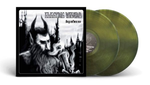 ELECTRIC WIZARD DOPETHRONE VINYL DOUBLE ALBUM RISELP073 swamp green - punk to funk heaven