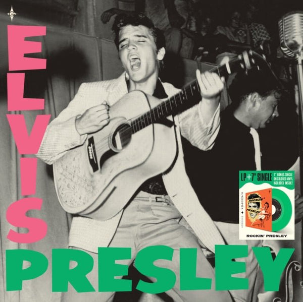 Elvis Presley ‎– Elvis Presley Glamourama Records ‎– 660157 Vinyl LP + 7"Green - punk to funk heaven