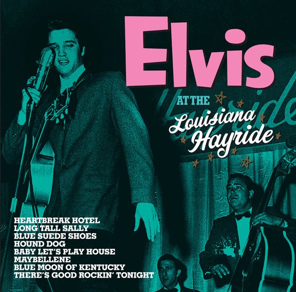 ELVIS PRESLEY HAYRIDE SHOWS LIVE 1955 (GREEN VINYL) VINYL LP - punk to funk heaven