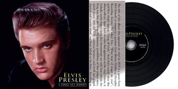 ELVIS PRESLEY I SING ALL KINDS COMPACT DISC DIGI - punk to funk heaven